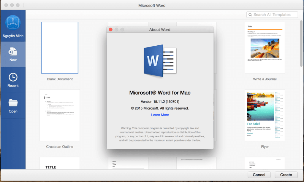 create symbol on word for mac